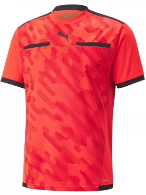 Футболна фланелка PUMA TEAMLIGA REFEREE JERSEY 705452_19 RED BLAST/ ЧЕРВЕН ВЗРИВ/PUMA BLACK