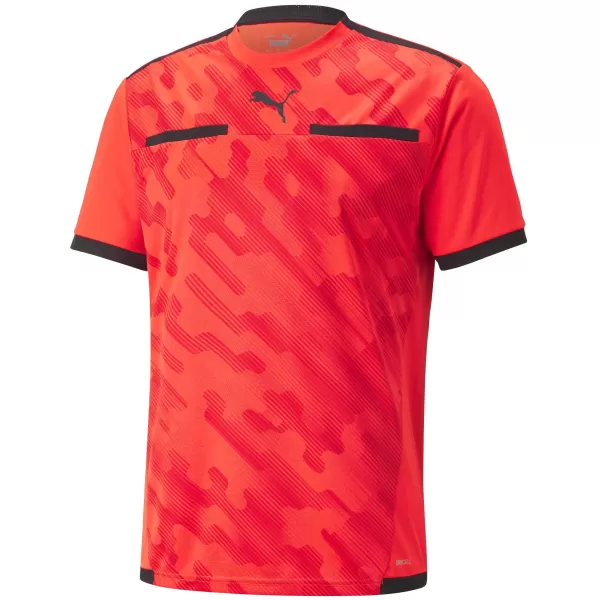  Футболна фланелка PUMA TEAMLIGA REFEREE JERSEY 705452_19 RED BLAST/ ЧЕРВЕН ВЗРИВ/PUMA BLACK 