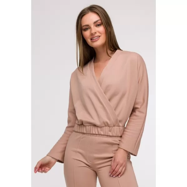  Дамски суичър BEWEAR B292 МОКА 