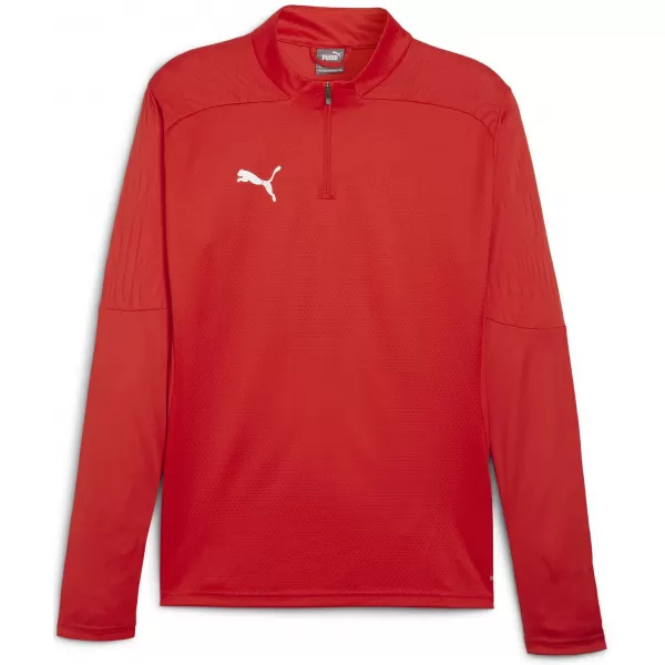  Риза PUMA TEAMFINAL TRAINING 1/4 ZIP T 658551_01 PUMA RED/PUMA SILVER 