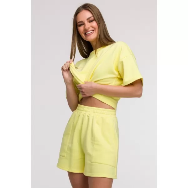  Дамски шорти BEWEAR B295 ЛИМОН 