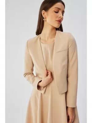 Дамско яке STYLOVE S368 БЕЖОВО
