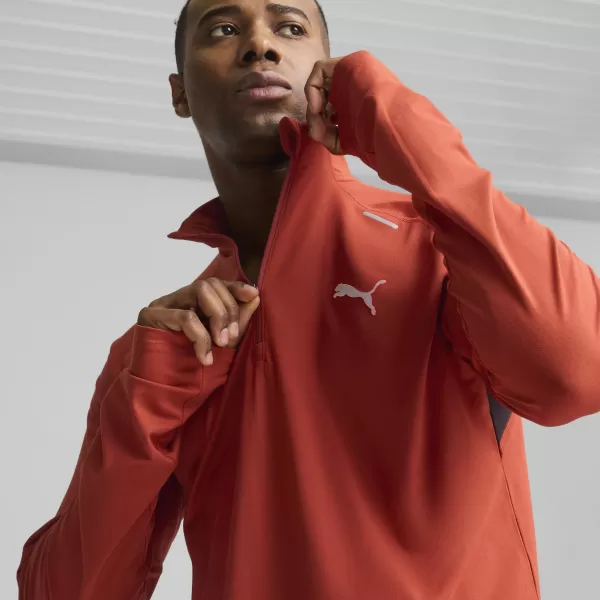  Риза PUMA RUN CLOUDSPUN 1/4 ZIP 525781_63 МАРС ЧЕРВЕН 