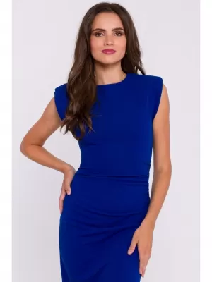 Рокля STYLOVE S382 КРАЛСКО СИНЬО