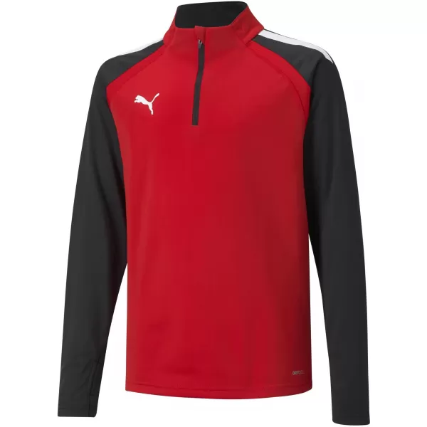  Бебешка суитчър PUMA TEAMLIGA 1/4 ZIP TOP JR 657237_01 PUMA RED/PUMA BLACK 