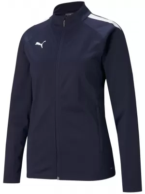 Дамско яке PUMA TEAMLIGA TRAINING JACKET W 657252_06 PEACOAT/ ПАЙКОТ/ПУМА БЯЛ
