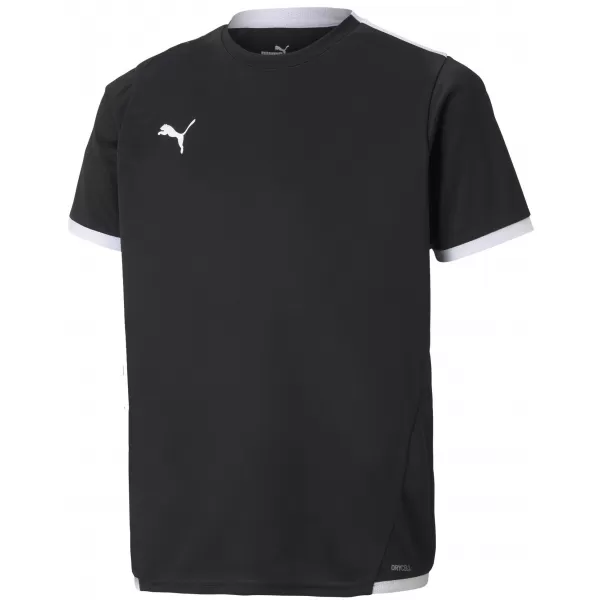  Детска футболна фланелка PUMA TEAMLIGA JERSEY JR 704925_03 PUMA BLACK/PUMA WHITE 