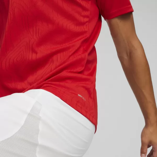  Мъжки функционална риза PUMA TEAMFINAL TRAINING JERSEY 658557_01 PUMA RED/PUMA SILVER 