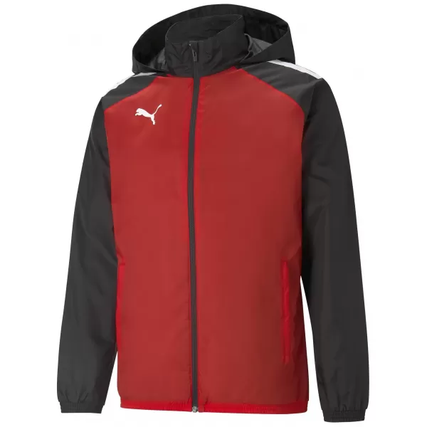  Яке PUMA TEAMLIGA ALL WEATHER JACKET 657245_01 PUMA RED/PUMA BLACK 