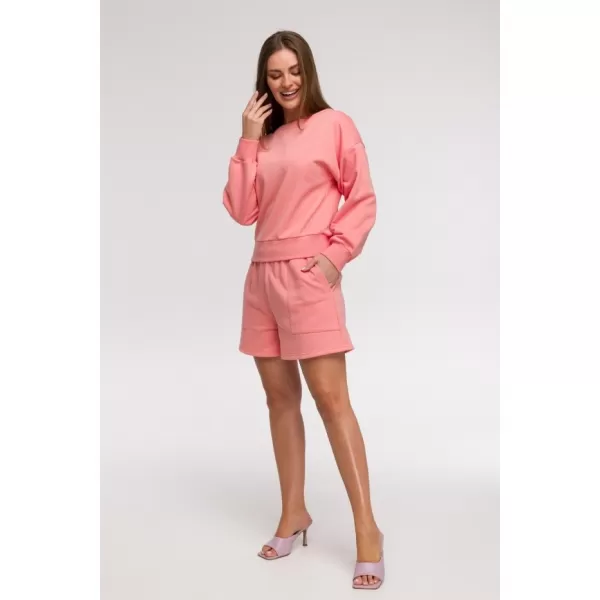  Дамски суичър BEWEAR B293 КОРАЛ 