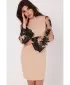 Рокля MAKOVER K182 БЕЖОВО