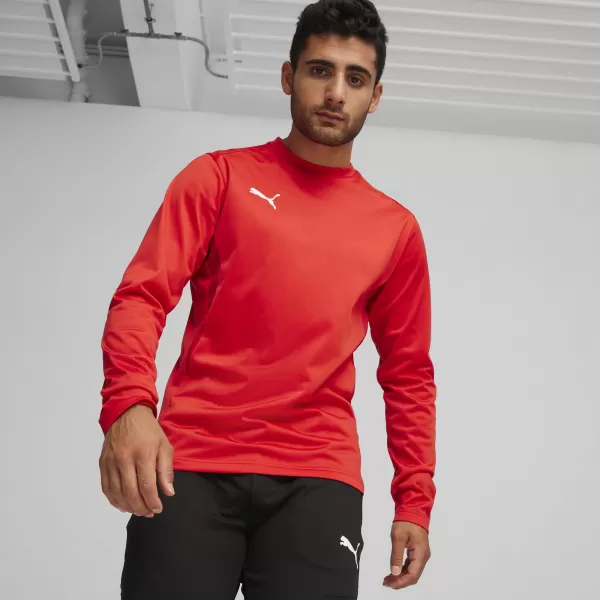  Мъжки суичър PUMA TEAMGOAL TRAINING SWEAT 658649_01 PUMA RED/PUMA WHITE/FAST RED 