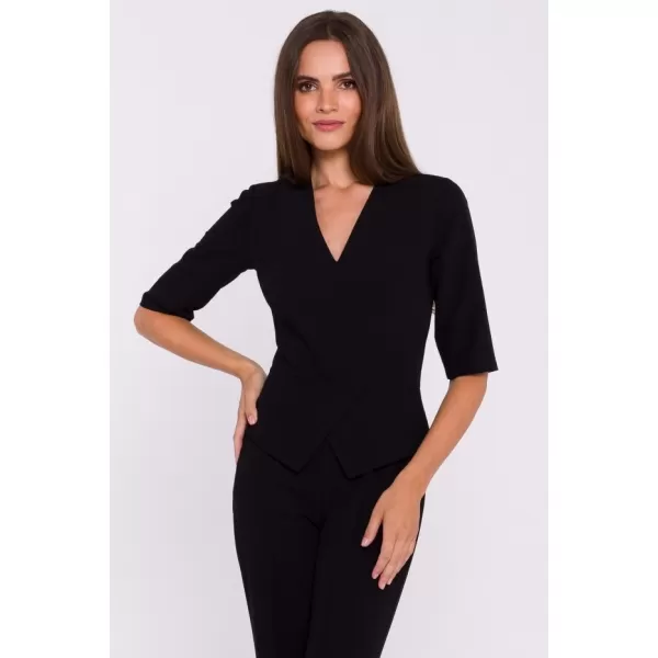  Дамски гащеризон STYLOVE S377 ЧЕРЕН 