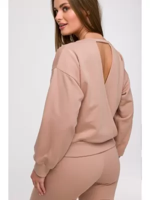 Дамски суичър BEWEAR B293 МОКА