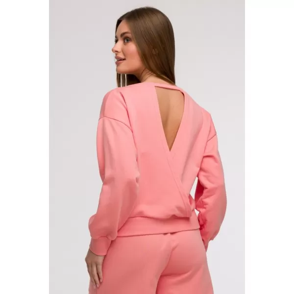 Дамски суичър BEWEAR B293 КОРАЛ 