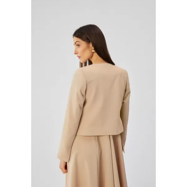  Дамско яке STYLOVE S368 БЕЖОВО 