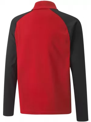 Бебешка суитчър PUMA TEAMLIGA 1/4 ZIP TOP JR 657237_01 PUMA RED/PUMA BLACK