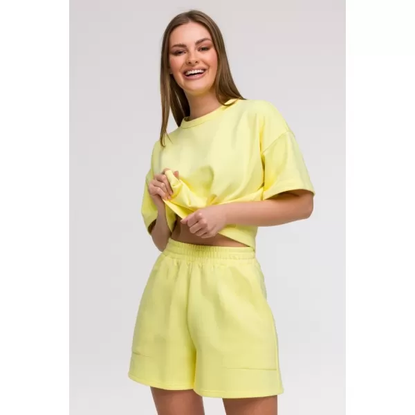  Дамски шорти BEWEAR B295 ЛИМОН 