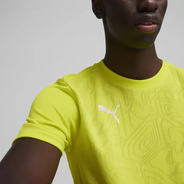  Мъжки функционална риза PUMA TEAMFINAL TRAINING JERSEY 658557_30 ELECTRIC LIME/ ЕЛЕКТРИЧЕСКА ВАР/PUMA СРЕБРО 
