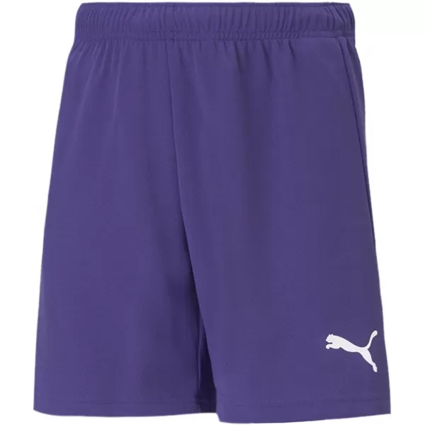  Къси панталони PUMA TEAMRISE SHORT JR 704943_10 PRISM VIOLET/ ПРИЗМА ВИОЛЕТОВО/ПУМА БЯЛО 