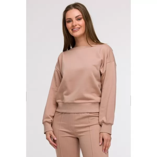  Дамски суичър BEWEAR B293 МОКА 