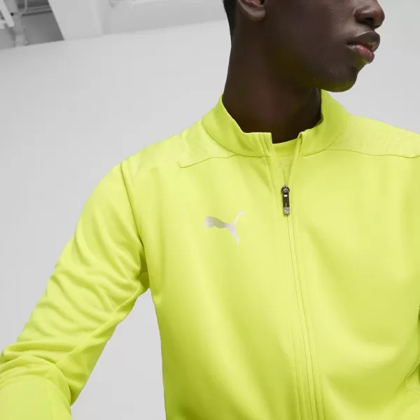 Яке PUMA TEAMFINAL TRAINING JACKET 658554_30 ELECTRIC LIME/ ЕЛЕКТРИЧЕСКА ВАР/PUMA СРЕБРО 
