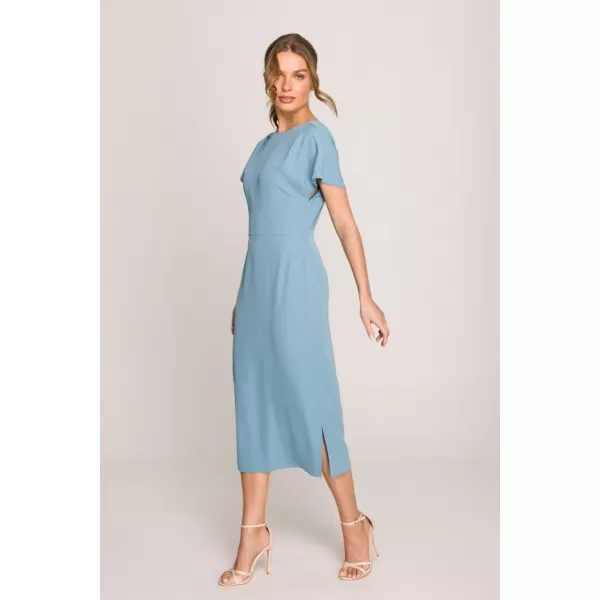  Рокля STYLOVE S398 НЕБЕСНО СИНЬО 
