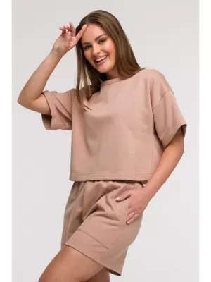 Дамски суичър BEWEAR B294 МОКА
