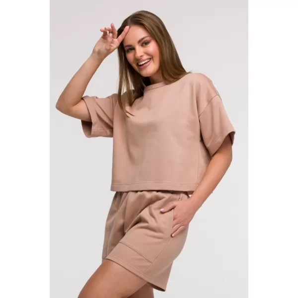  Дамски суичър BEWEAR B294 МОКА 