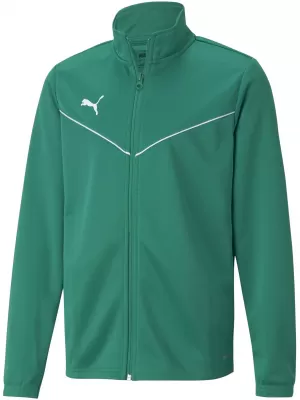 Яке PUMA TEAMRISE TRG POLY JACKET JR 657393_05 PEPPER GREEN/ ПИПЕР ЗЕЛЕНО/ПУМА БЯЛО