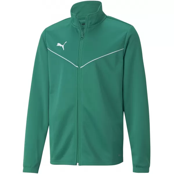  Яке PUMA TEAMRISE TRG POLY JACKET JR 657393_05 PEPPER GREEN/ ПИПЕР ЗЕЛЕНО/ПУМА БЯЛО 