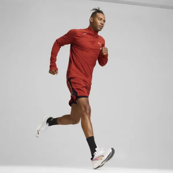  Риза PUMA RUN CLOUDSPUN 1/4 ZIP 525781_63 МАРС ЧЕРВЕН 