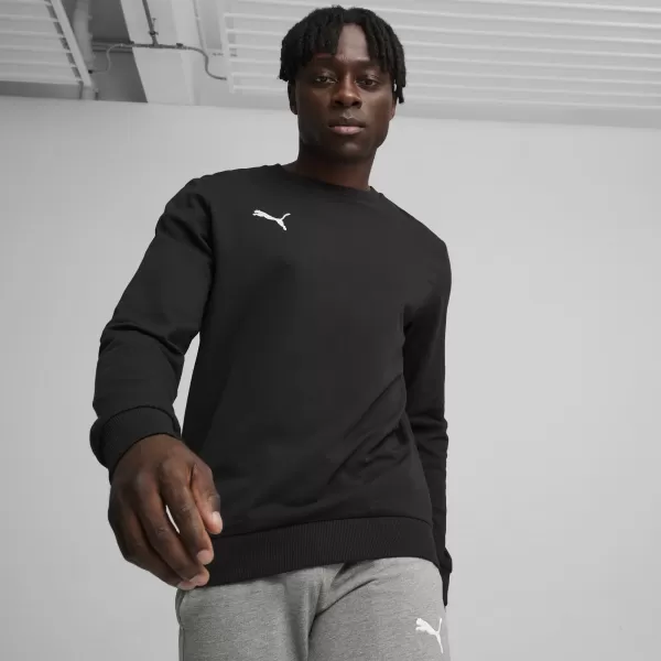  Мъжки суичър PUMA TEAMGOAL CASUALS CREW NECK S 658592_03 PUMA BLACK/PUMA WHITE 