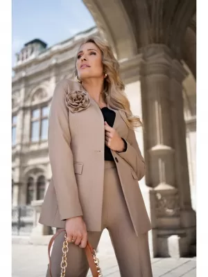 Дамско яке STYLOVE S370 БЕЖОВО