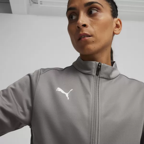  Дамско яке PUMA TEAMGOAL TRAINING JACKET WMN 658635_13 ЧУГУН/БЯЛО/СИВО СЯНКА 
