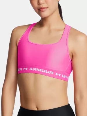 Дамски сутиен UNDER ARMOUR CROSSBACK MID BRA 1361034-656 РОЗОВО