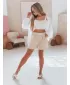 Дамски къси панталони DSTREET OWN STYLE SY0453 БЕЖОВО