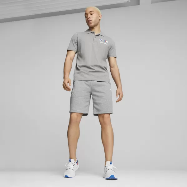  Мъжки t -риза с яка PUMA BMW MMS ESS POLO 621312_03 СРЕДНО СИВО ХЕДЪР 