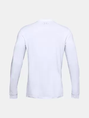 Мъжка тениска UNDER ARMOUR SPORTSTYLE LEFT CHEST LS 1329585-100 БЯЛО