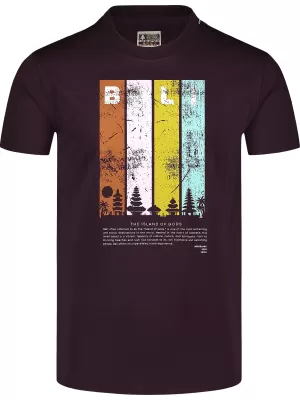 Мъжка тениска NORBLANC NBSMT8153 КАФЯВ Nordblanc