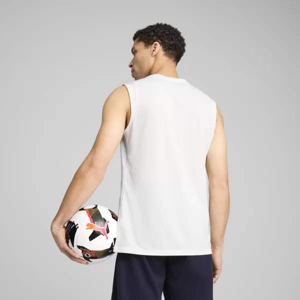 Мъжки фланелка PUMA TEAMCUP TRAINING SL JERSEY 659168_04 PUMA WHITE/PUMA SILVER 
