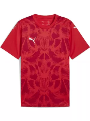 Мъжки фланелка PUMA TEAMULTIMATE JERSEY 706280_01 PUMA RED/PUMA WHITE
