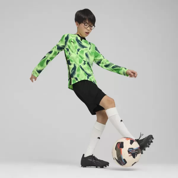  Детска фланелка PUMA TEAMTARGET GK LS JERSEY JR 706521_20 FIZZY LIME / ГАЗИРАНА ВАР / ПУМА ЧЕРНА 