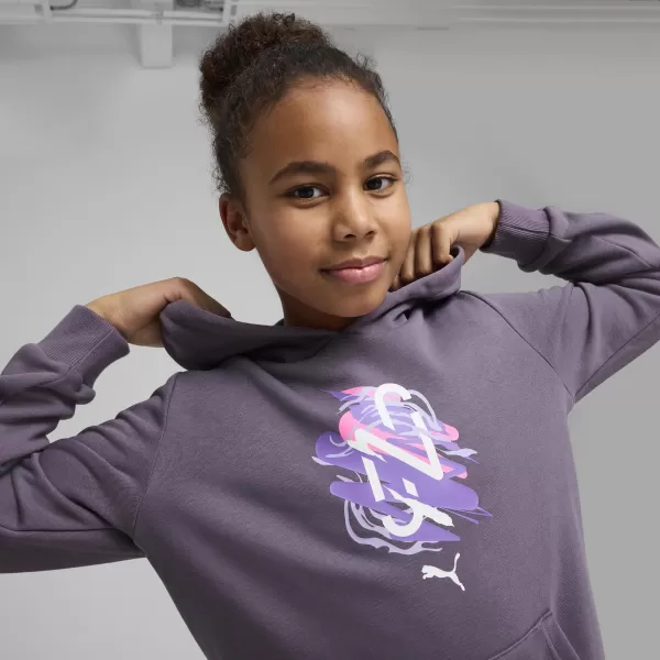  Бебешка суитчър PUMA NEYMAR JR CREATIVITYHOODIEJR 660100_01 ЛИЛАВ ВЪГЛЕН 