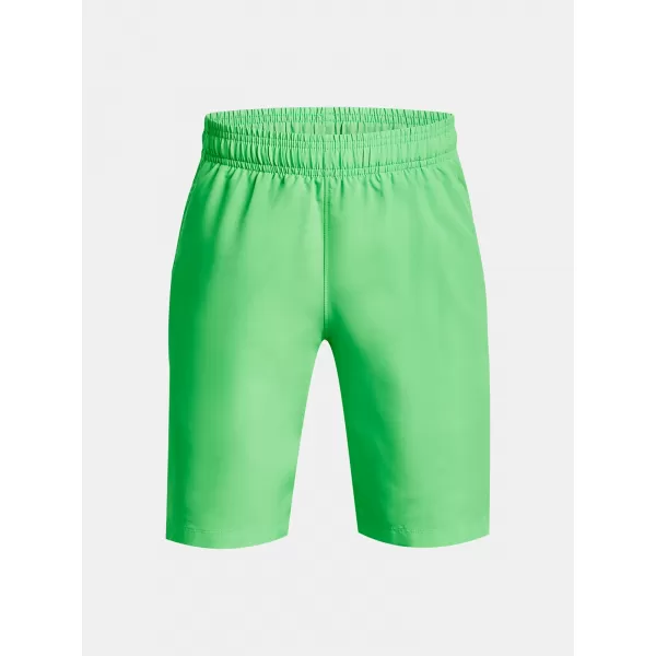  Къси панталонки за момчета UNDER ARMOUR WOVEN GRAPHIC SHORTS 1370178-316 ЗЕЛЕНО 