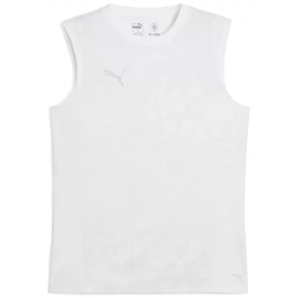  Мъжки фланелка PUMA TEAMCUP TRAINING SL JERSEY 659168_04 PUMA WHITE/PUMA SILVER 