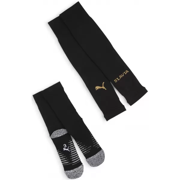  Футболни чорапи PUMA TEAM SKS PLAIN SOCKS PROMO 775221_06 PUMA BLACK/MATTE PUMA GOLD 