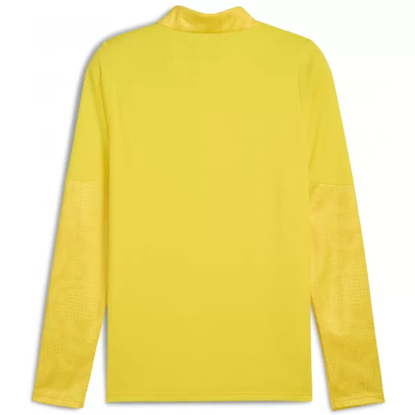  Мъжки суичър PUMA TEAMCUP TRAINING 1/4 ZIP TOP 659164_07 FASTER YELLOW/ ПО -БЪРЗО ЖЪЛТО/PUMA СРЕБРО 
