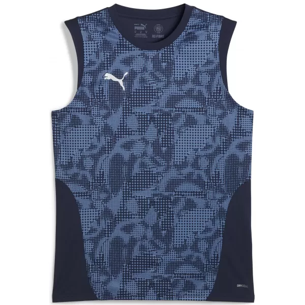  Мъжки фланелка PUMA TEAMCUP TRAINING SL JERSEY 659168_06 PUMA NAVY/PUMA SILVER 