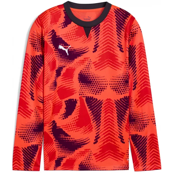  Детска фланелка PUMA TEAMTARGET GK LS JERSEY JR 706521_01 NRGY RED / NRGY RED / PUMA WHITE 